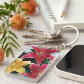 花カラフルキーチェーン キーホルダー (正面右)