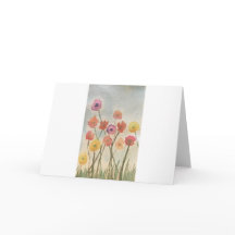 花カラフルグリーティングカード3