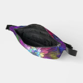 花カラフルサイケデリック抽象芸術フラクタル ファニーパック (見開き)