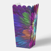 花カラフルサイケデリック抽象芸術フラクタル フェイバーボックス (裏面)