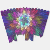 花カラフルサイケデリック抽象芸術フラクタル フェイバーボックス (見開き)