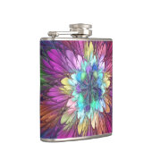花カラフルサイケデリック抽象芸術フラクタル フラスク (右)