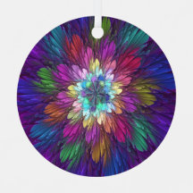 花カラフルサイケデリック抽象芸術フラクタル