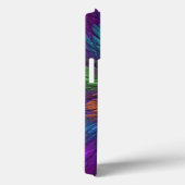 花カラフルサイケデリック抽象芸術フラクタル Case-Mate iPhoneケース (裏面 / 右)