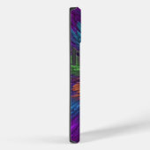 花カラフルサイケデリック抽象芸術フラクタル Case-Mate iPhoneケース (裏面 / 右)