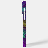 花カラフルサイケデリック抽象芸術フラクタル Case-Mate iPhoneケース (裏面 / 左)