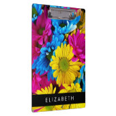 花カラフルデイジーボホお名前 クリップボード (右)