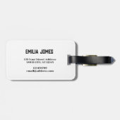 花カラフルフローラ ラゲッジタグ (裏面横)