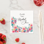 花カラフルブライダルBash スタンダードカクテルナプキン (インサイチュ)