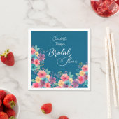 花カラフルブライダルBash スタンダードカクテルナプキン (インサイチュ)