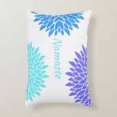 花カラフルヨガ アクセントクッション (正面(垂直))