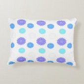 花カラフルヨガ アクセントクッション (裏面)