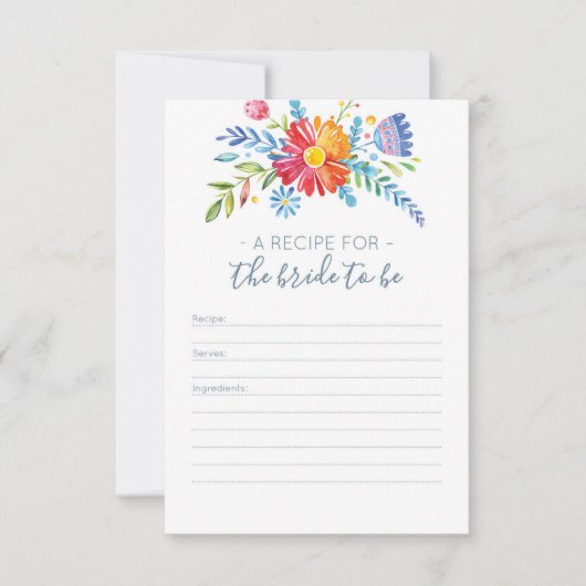 花カラフルレシピブライダルシャワー (正面)