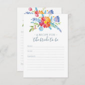 花カラフルレシピブライダルシャワー (正面/裏面)
