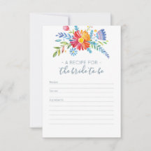 花カラフルレシピブライダルシャワー