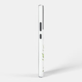 花カラフル付きステンドグラス蝶 SAMSUNG GALAXYケース (右側面)