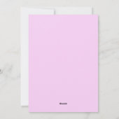 花カラフル付きハッピーホリデータイポグラフィ シーズンカード (裏面)