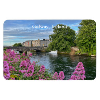 花カラフル付きRiver Corrib Galway, Ireland 2 マグネット