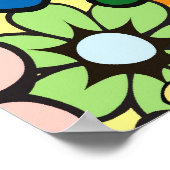 花カラフル力 ポスター (角)