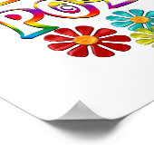 花カラフル力 ポスター (角)