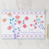 花カラフル咲きデザイナーテーブルデコール ペーパーパッド (インサイチュ)