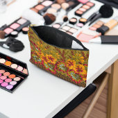 花カラフル咲きナスタウムズベリーと小枝 アクセサリーポーチ