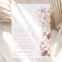 花カラフル咲き野花ボホブライダルシャワー