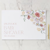 花カラフル咲き野花ボホ赤ちゃんシャワー ペーパーパッド (インサイチュ)