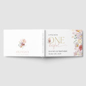 花カラフル咲き野花誕生日 ゲストブック (全面)