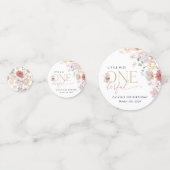 花カラフル咲き野花誕生日 コンフェッティ (裏面)