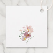 花カラフル咲き野花誕生日 フェイバータグ (裏面)