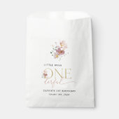 花カラフル咲き野花誕生日 フェイバーバッグ (正面)