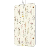 花カラフル咲き野草と庭園花 カーエアーフレッシュナー (左)