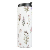 花カラフル咲き野草と庭園花 タンブラー (回転左)