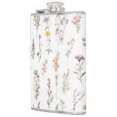 花カラフル咲き野草と庭園花 フラスク (左)