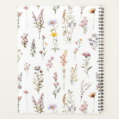 花カラフル咲き野草と庭園花 プランナー手帳 (裏面)