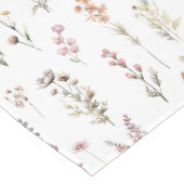 花カラフル咲き野草と庭園花 ミディアムテーブルランナー (コーナー)