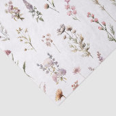 花カラフル咲き野草と庭園花 薄葉紙 (詳細)