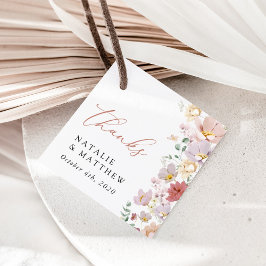 花カラフル咲き野草ボホ結婚う フェイバータグ