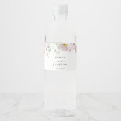 花カラフル咲き野草ボホ結婚う ペットボトルラベル (正面)