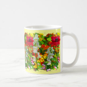 花カラフル園マグ コーヒーマグカップ