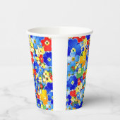 花カラフル子供の誕生日パーティー 紙コップ (左)