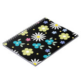 花カラフル帳 ノートブック (左側)