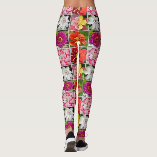 花カラフル房 レギンス (裏面)