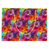 花カラフル抱き枕 ラージペーパーバッグ (裏面)