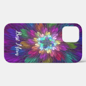 花カラフル抽象芸術フラクタルアート最高のマム Case-Mate iPhoneケース (裏面 (横))