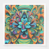 花カラフル抽象芸術 (正面)