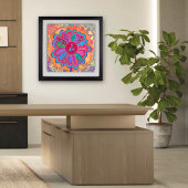 花カラフル教室感動的 ポスター