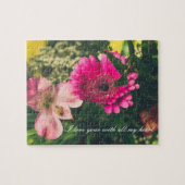 花カラフル束 ジグソーパズル (横)