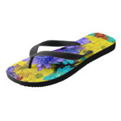 花カラフル束 ビーチサンダル (アングル)